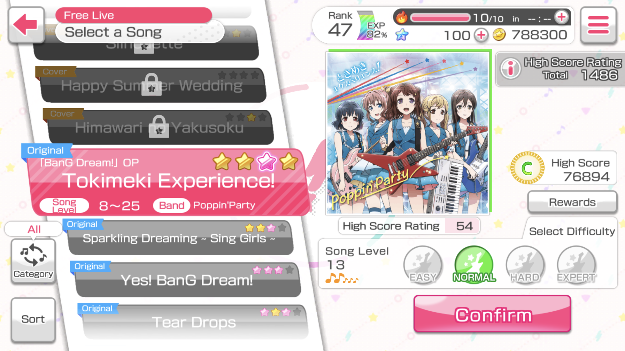 Tokimeki experience. Управление в Bang Dream. Bang Dream app icon. High score Popin Party.