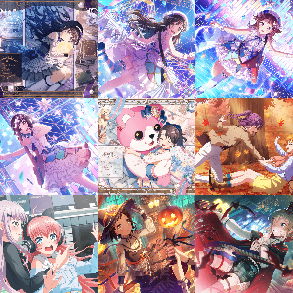 Cards list Cards list Girls Band Party Bandori Party BanG Dream! Girls Band Party