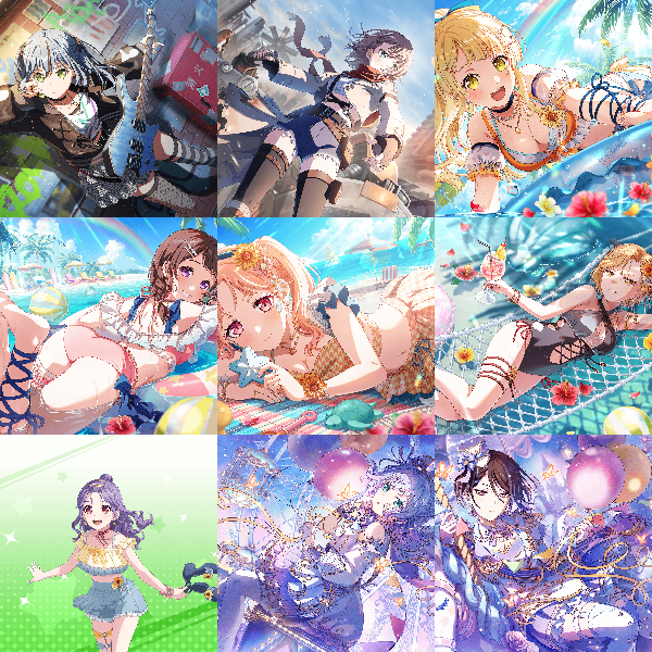 Cards list | Cards list | Girls Band Party | Bandori Party - BanG