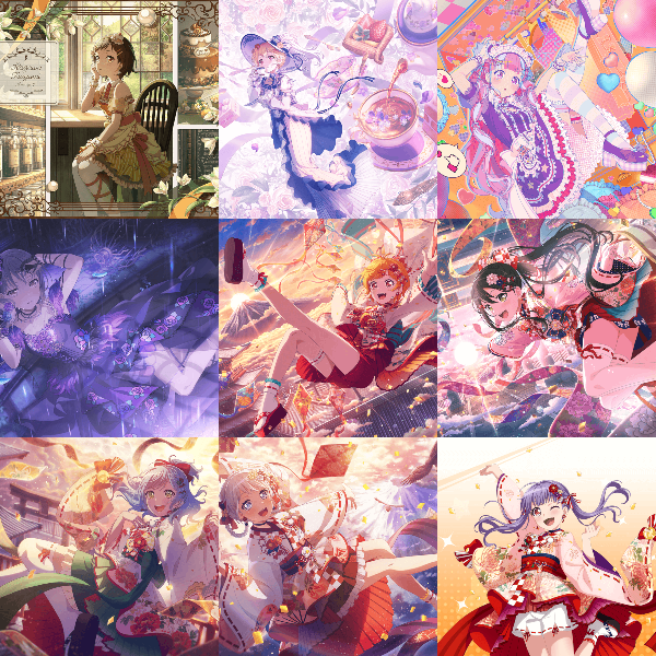 Cards list Cards list Girls Band Party Bandori Party BanG Dream! Girls Band Party