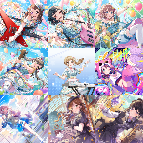 Cards list | Girls Band Party | Bandori Party - BanG Dream! Girls