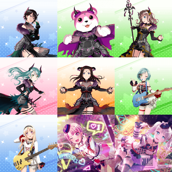 Cards list Cards list Girls Band Party Bandori Party BanG Dream! Girls Band Party