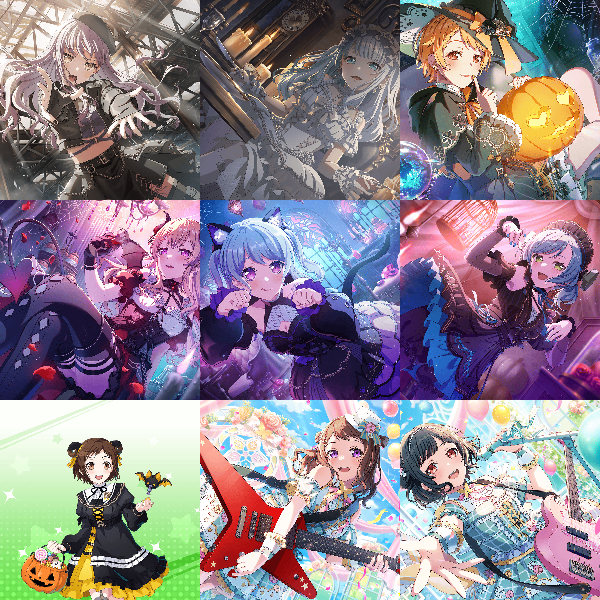 Cards list | Cards list | Girls Band Party | Bandori Party - BanG