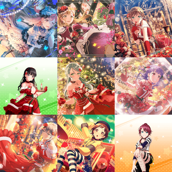 Cards list Cards list Girls Band Party Bandori Party BanG Dream! Girls Band Party