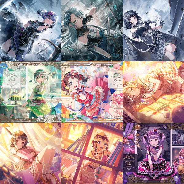 Cards list Cards list Girls Band Party Bandori Party BanG Dream! Girls Band Party