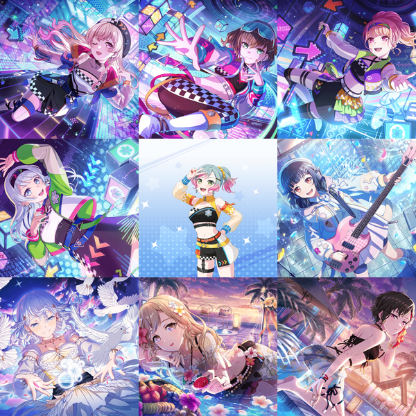 Cards list | Cards list | Girls Band Party | Bandori Party