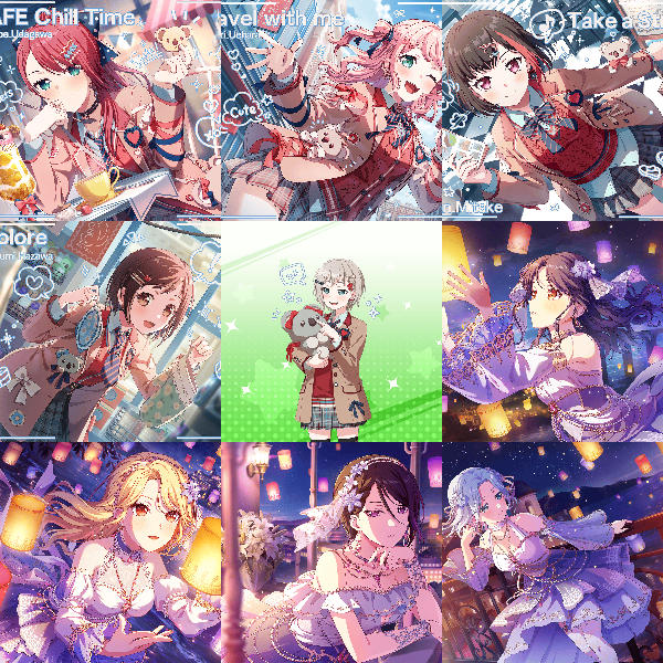 Cards list | Girls Band Party | Bandori Party - BanG Dream! Girls
