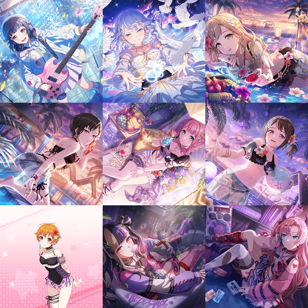 アパレル通販サイトランキング Band Girls | list Cards | list Cards Party Party Bandori | ヴァイスシュヴァルツ